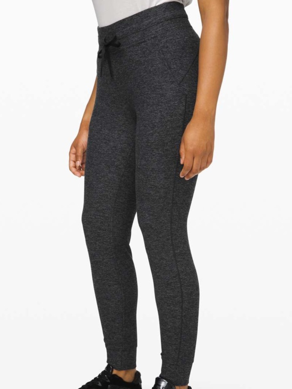 Lululemon size 6 Ready To Rulu joggers Updated in Heathered Dark Cast and Black